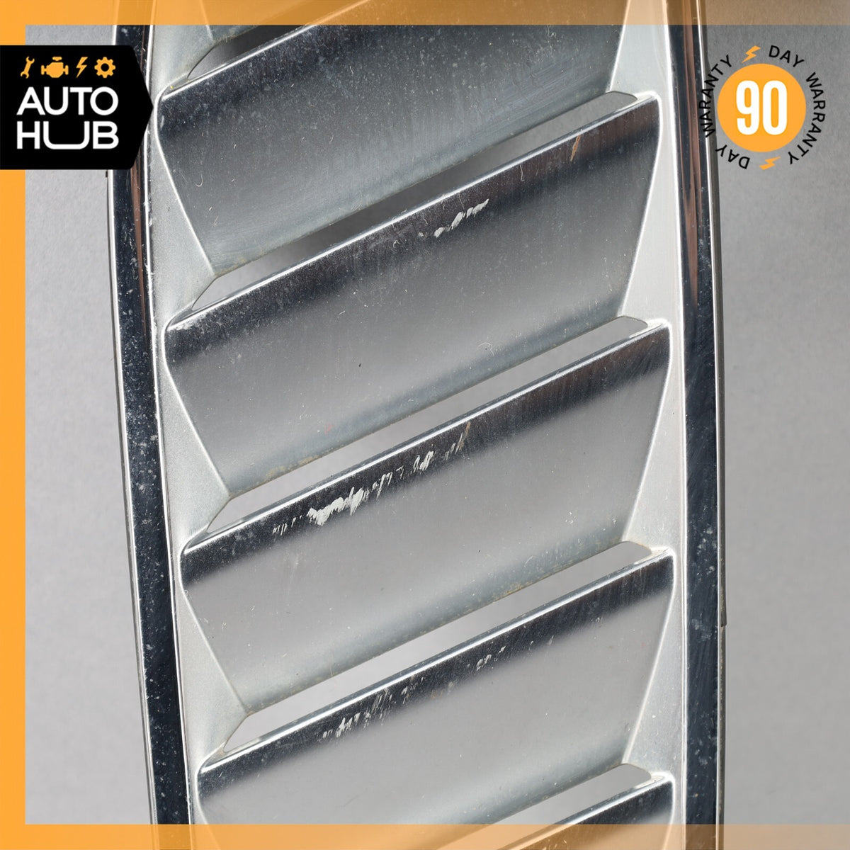 Aston Martin DB9 GT / Rapide Left Driver Side Hood Vent Grill Chrome OEM 7k - photo 4