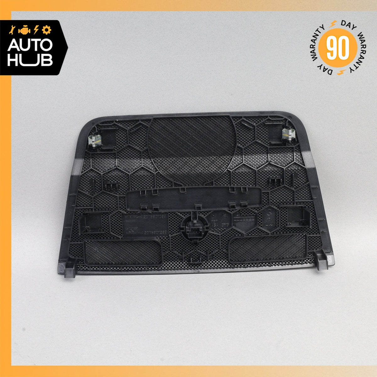 10-17 Mercedes W207 E400 E550 Dashboard Dash Grille Speaker Cover Black OEM - photo 4