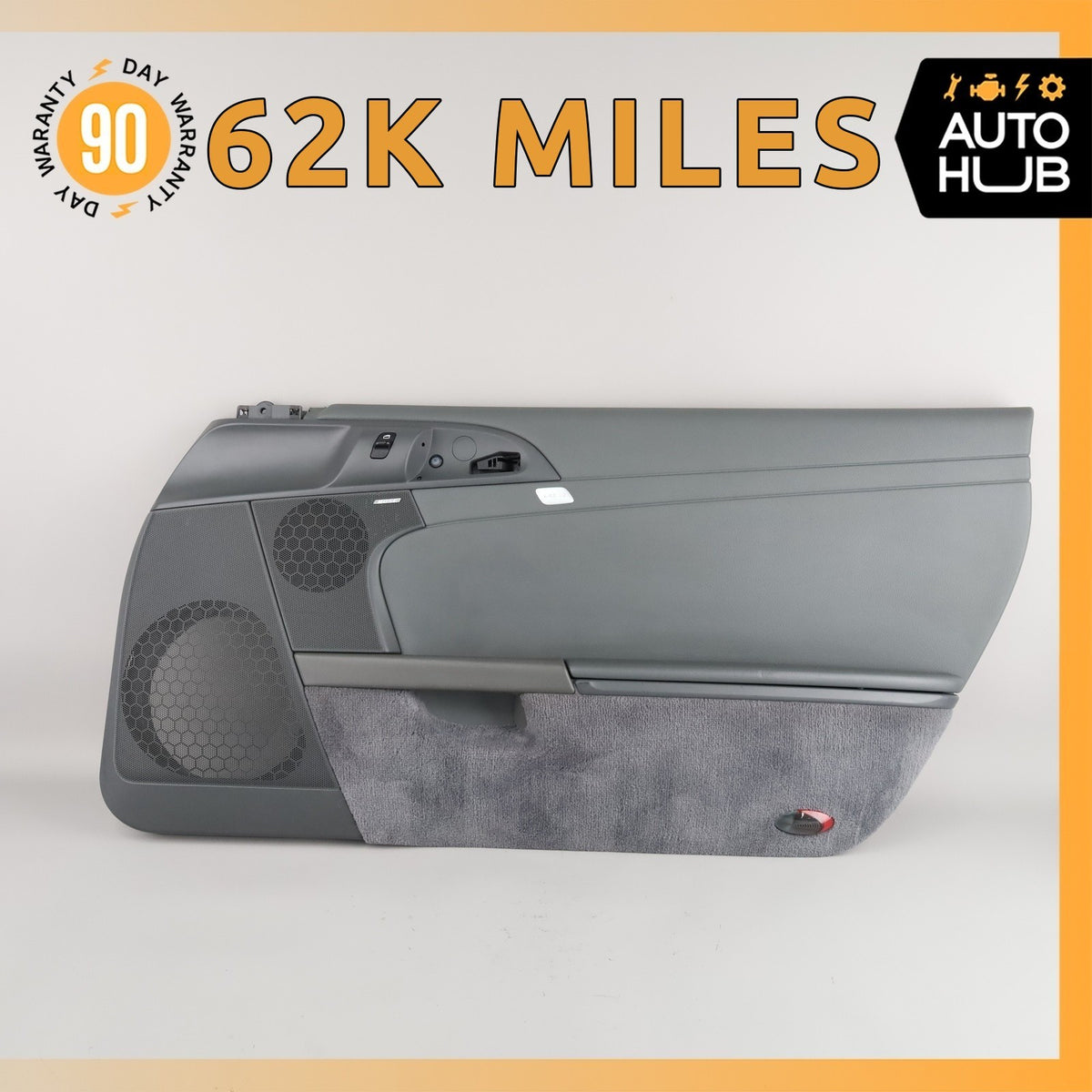 05-12 Porsche Boxster 987 Cayman Front Right Interior Door Panel Gray OEM 62k - photo 1