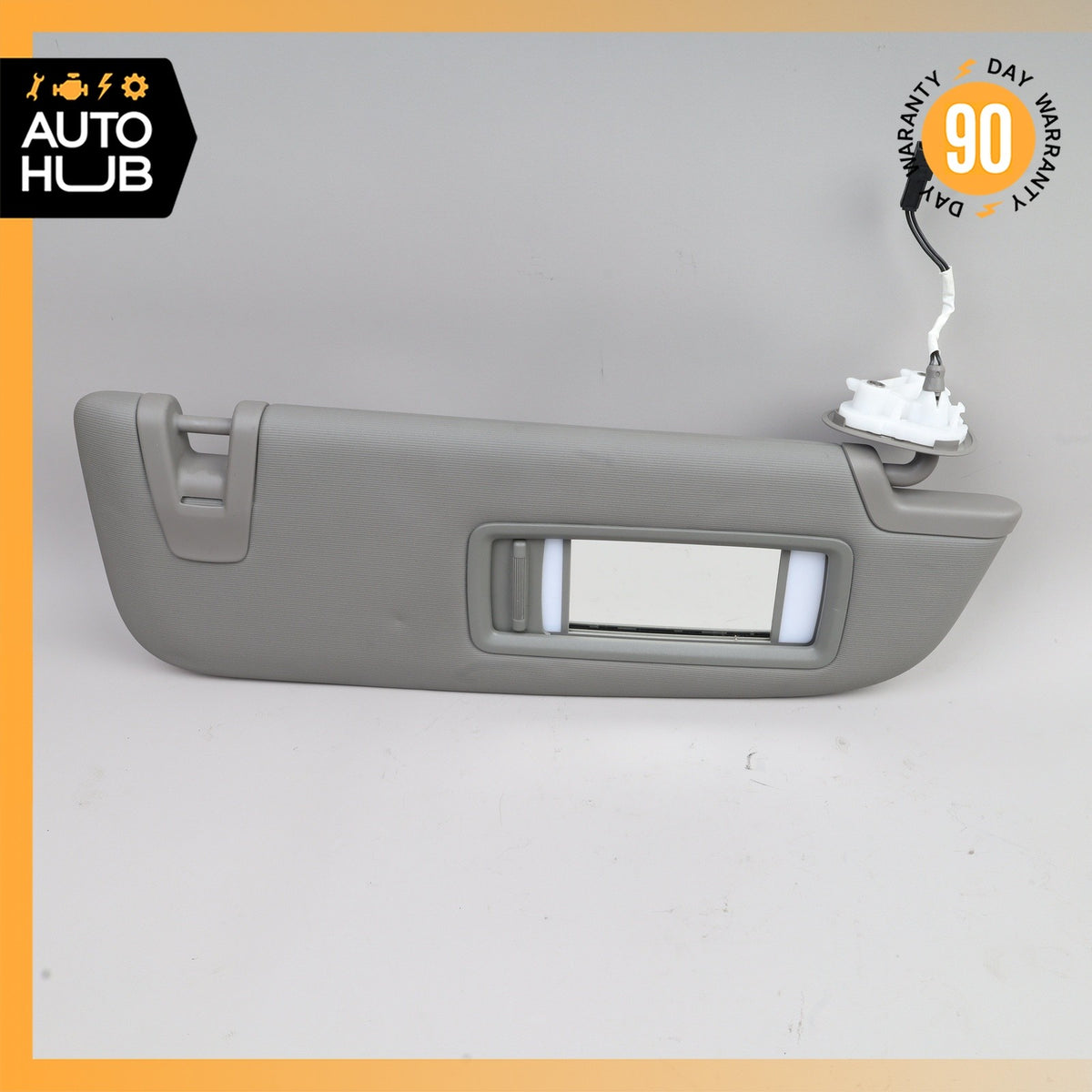 10-16 Porsche Panamera 970 Right Passenger Side Sun Visor Sunvisor Gray OEM - photo 7