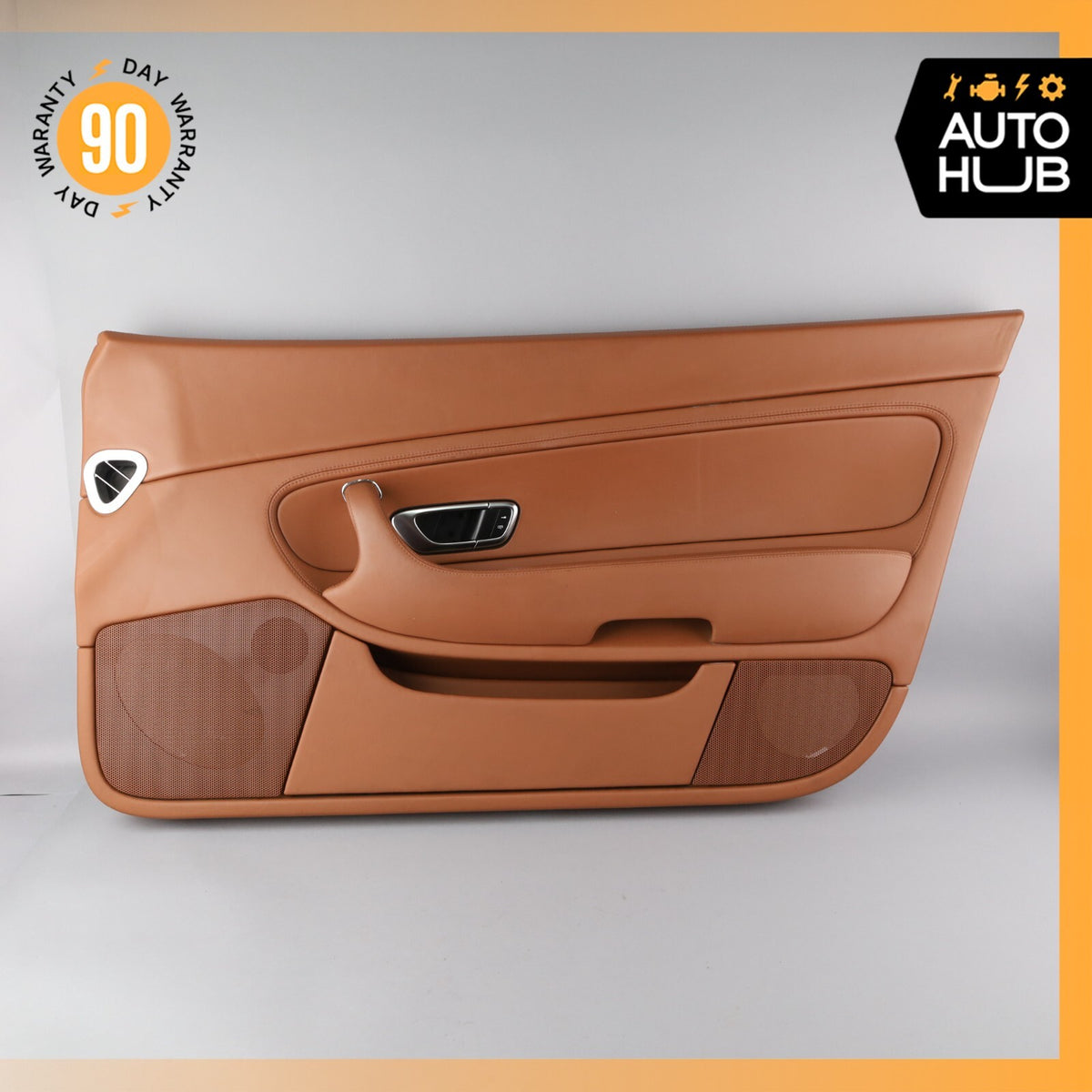 03-10 Bentley Continental GT Right Side Interior Door Panel Brown OEM 53k - photo 2