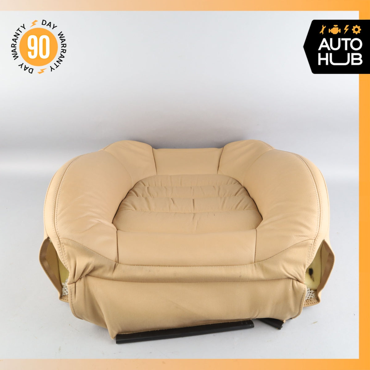 11-18 Porsche Cayenne 958 Front Right Side Seat Upper Cushion Beige OEM - photo 14