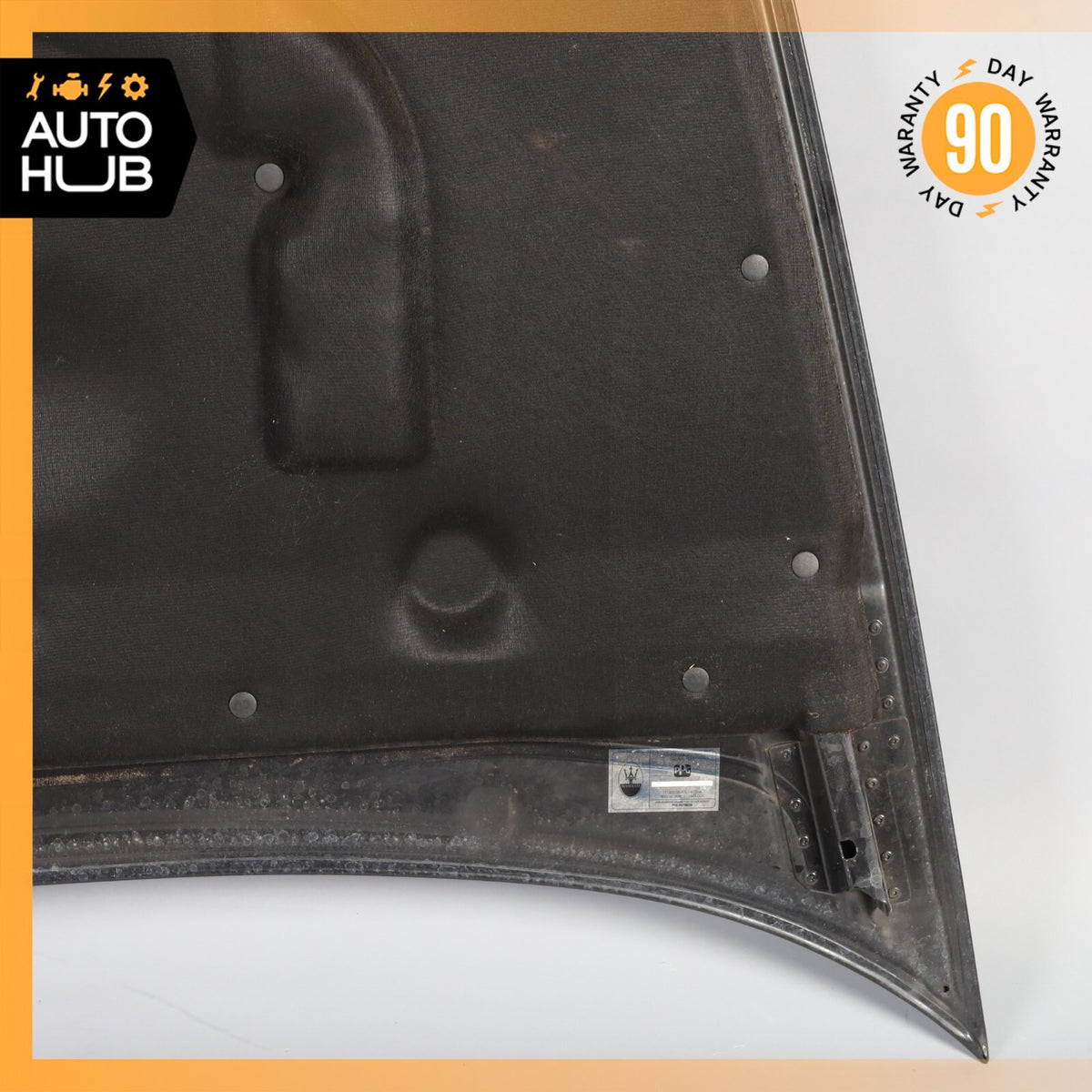 03-13 Maserati Quattroporte M139 Hood Bonnet Cover Panel Assembly Gray OEM - photo 10
