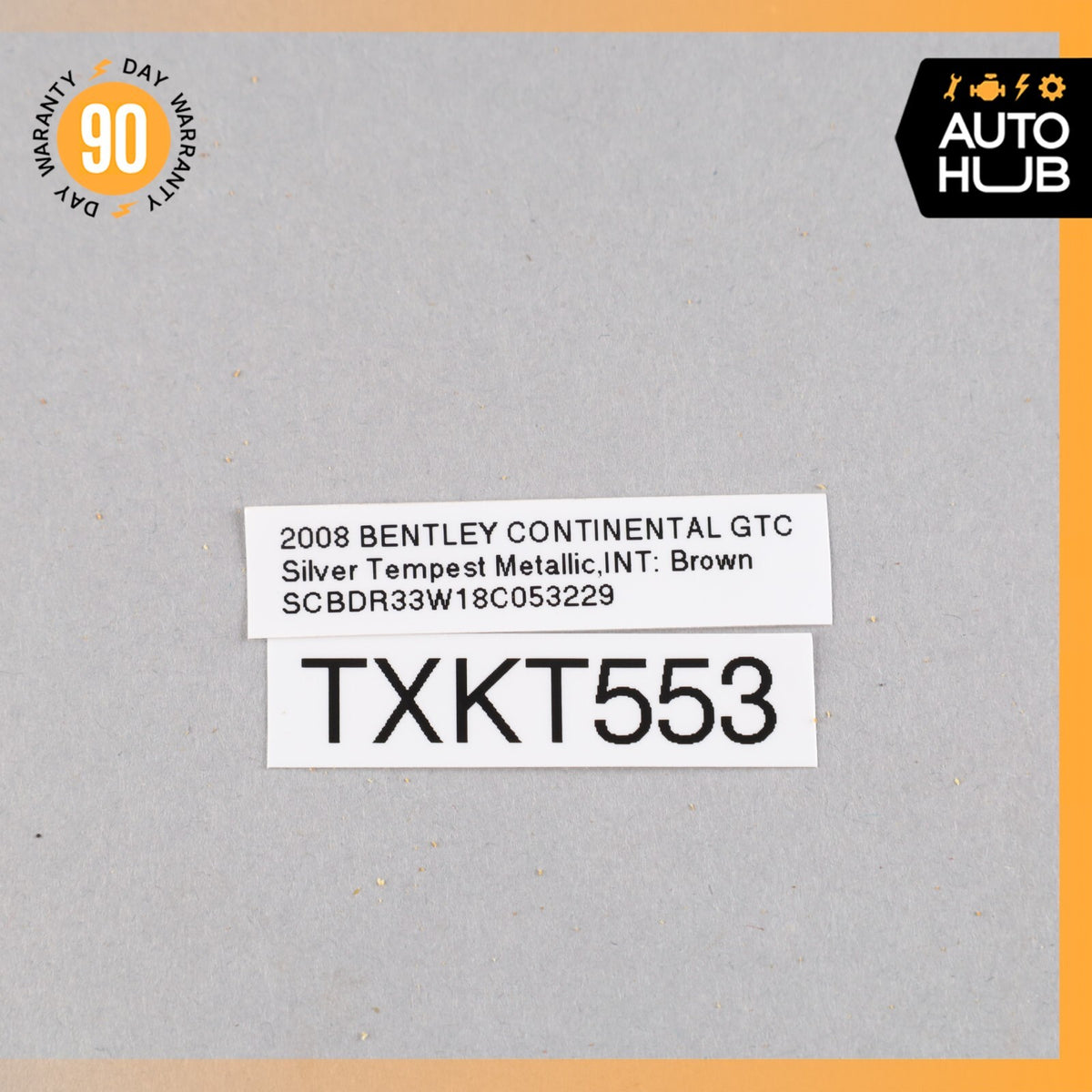 07-11 Bentley Continental GTC GT Front Left Side Seat Upper Back Cushion OEM 46k - photo 24
