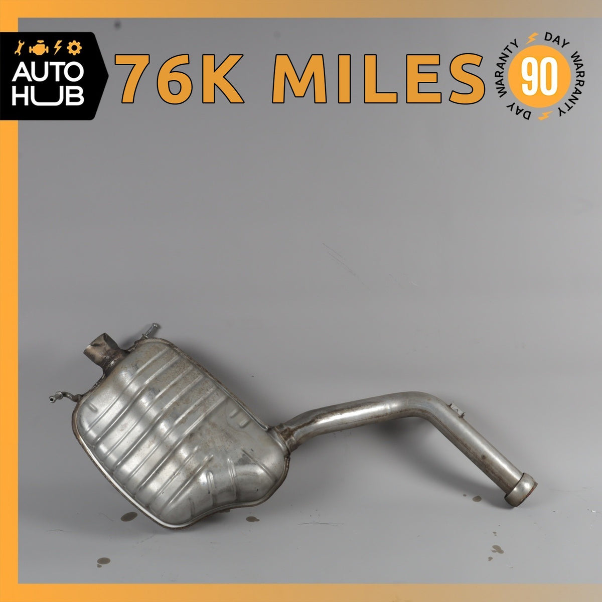 10-11 Mercedes W207 E550 Exhaust Muffler Left Driver Side OEM 76k - photo 1