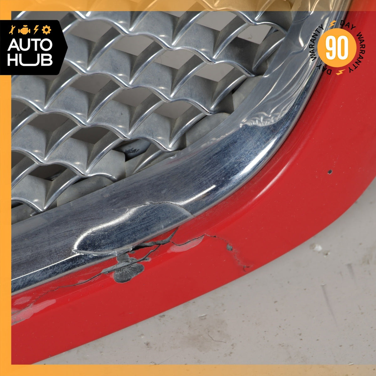 Bentley Continental GT Flying Spur Hood Radiator Grille Grill Red OEM - photo 8