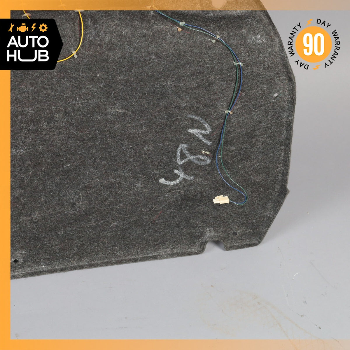 04-09 Cadillac XLR Trunk Deck Lid Liner Carpet Cover 10345682 OEM 51k - photo 13