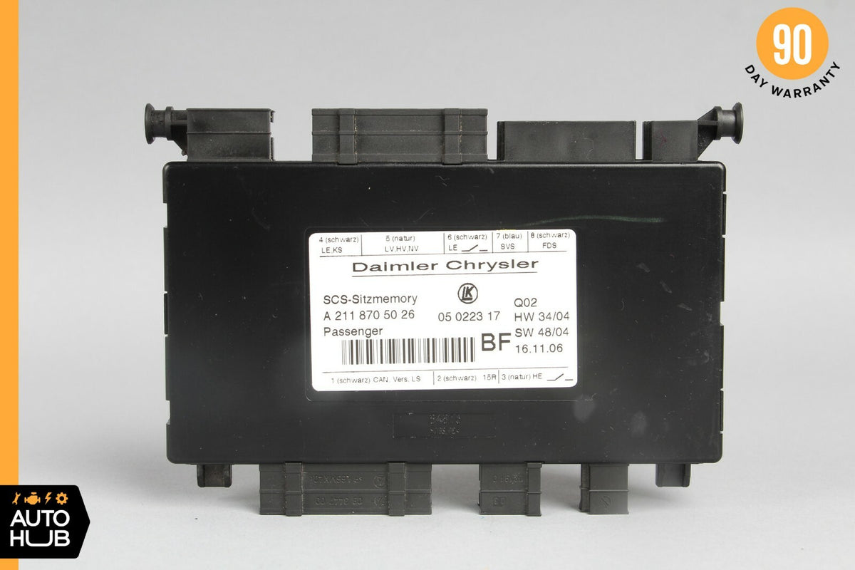 03-11 Mercedes W164 ML550 E350 Front Right Seat Control Module 2118705026 OEM - photo 6