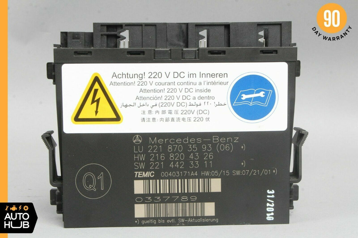 07-10 Mercedes W216 CL550 S63 Front Left or Right Seat Contour Control Module - photo 8