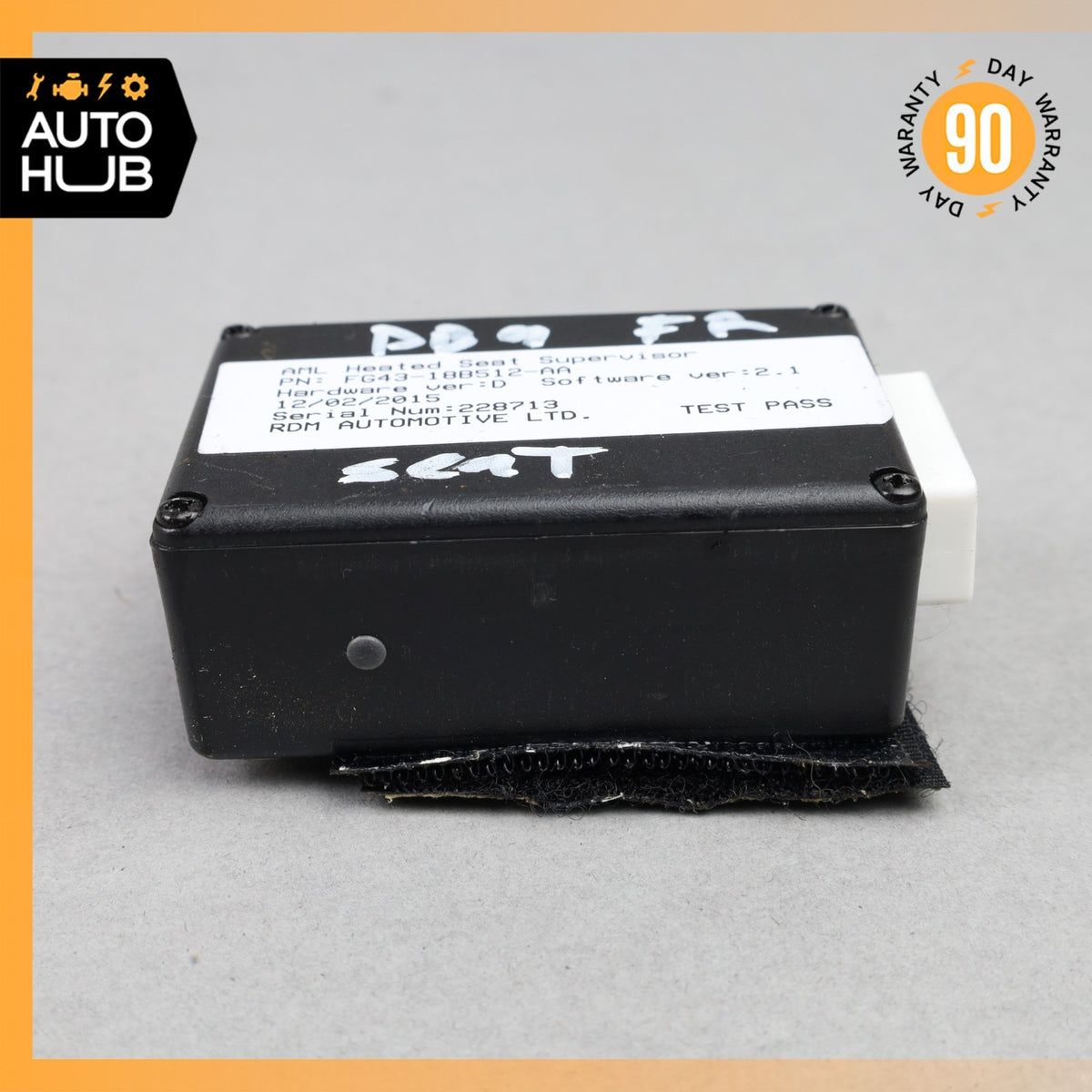 Aston Martin DB9 Seat Heated Control Module FG4318B512AA OEM 22k - photo 3