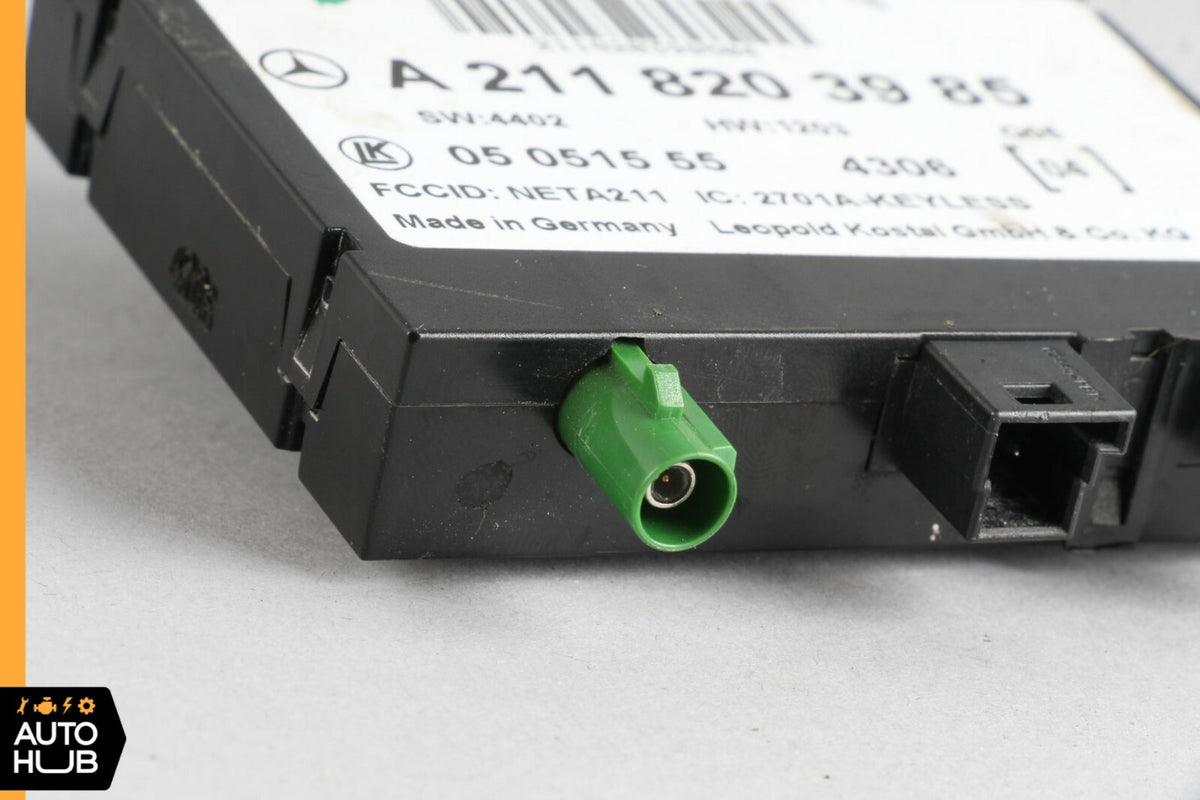 03-11 Mercedes W211 E320 E500 Keyless Go Entry Control Module 2118203985 OEM - photo 8