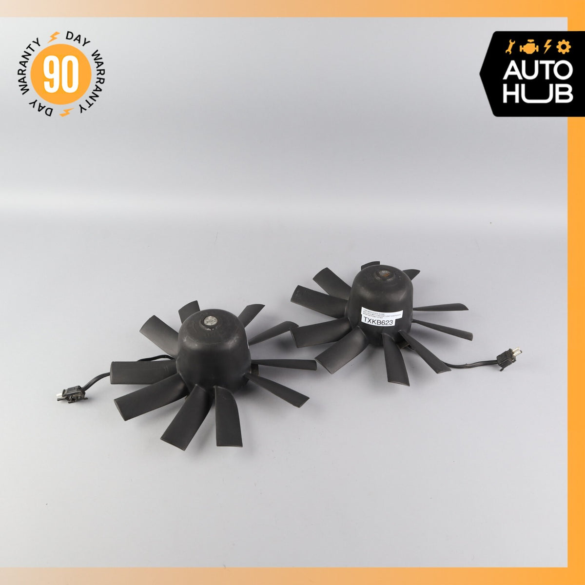 90-02 Mercedes R129 SL320 SL500 Radiator Cooling Fan Motor Set 0005007693 OEM - photo 1