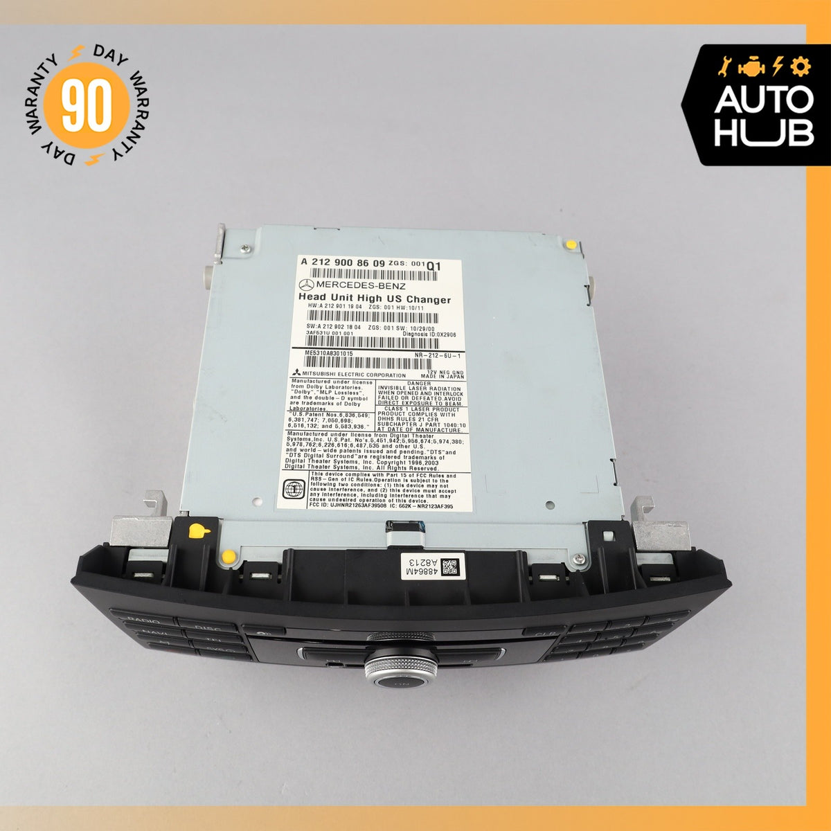 10-11 Mercedes W212 E350 E550 Command Head Unit CD Changer Radio OEM - photo 10