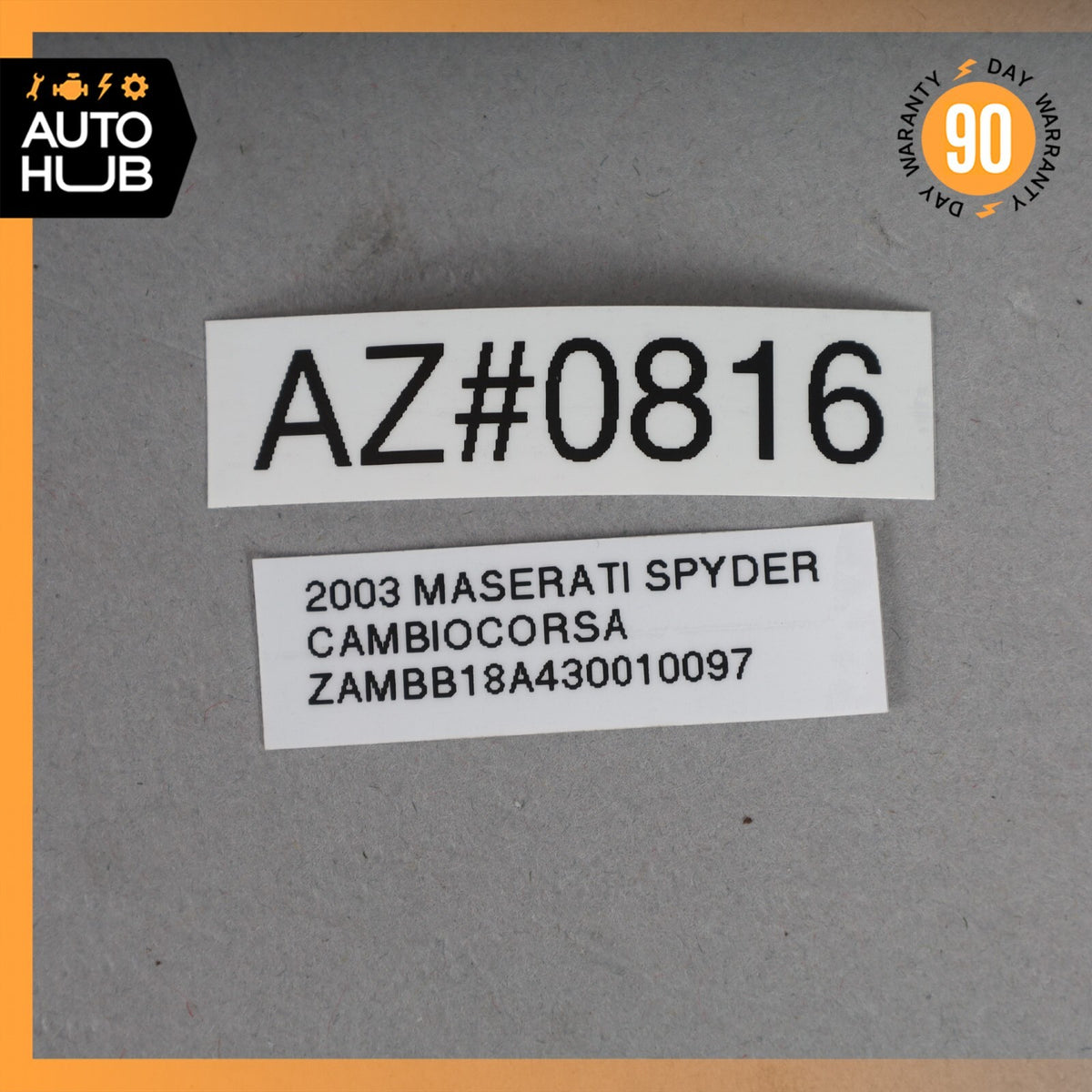 02-04 Maserati Spyder 4200 M138 Thermocouple Exhaust Oxygen Sensor Set OEM 61k - photo 8