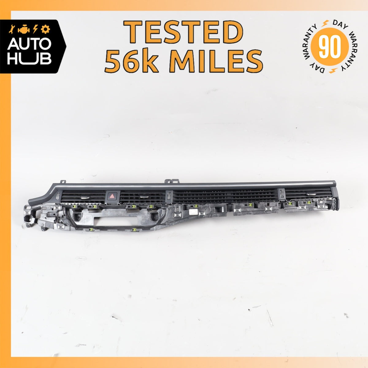17-18 Audi B9 A4 Dashboard A/C Vent Assembly Black OEM 56k - photo 1