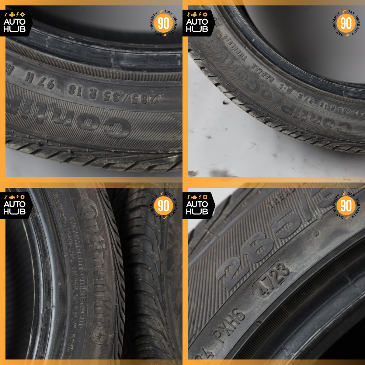 285/35R18 Continental ContiProContact 285 35 18' 97H Tire Set of 2 - photo 10