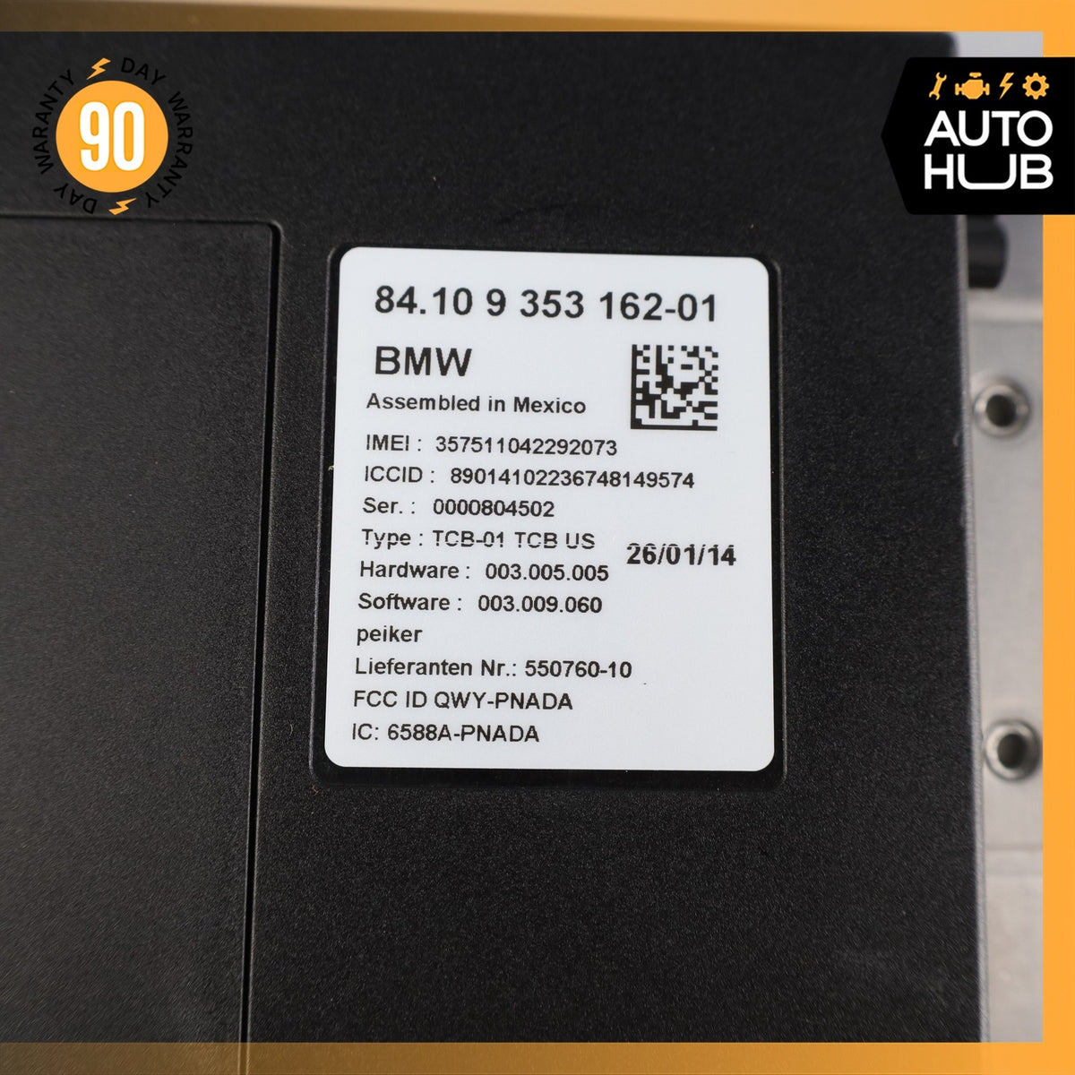 BMW i3 I01 Hybrid Communication Control Module 2447185 OEM 43k - photo 9
