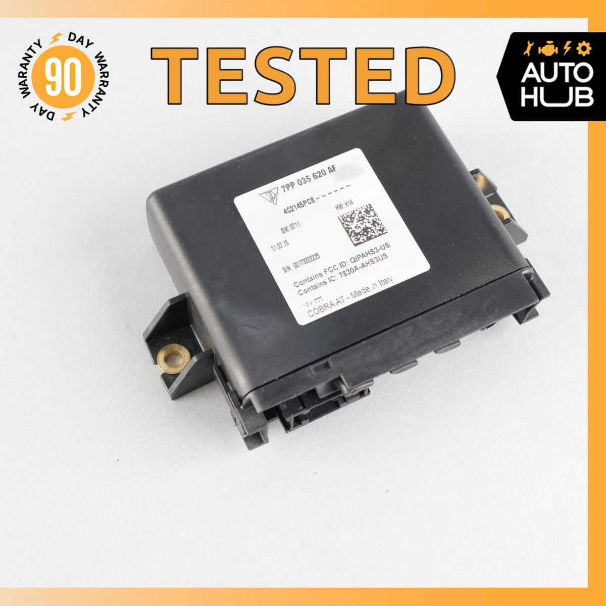 15-18 Porsche Cayenne 958 Navigation Command Module Unit 7PP035620AF OEM - photo 1