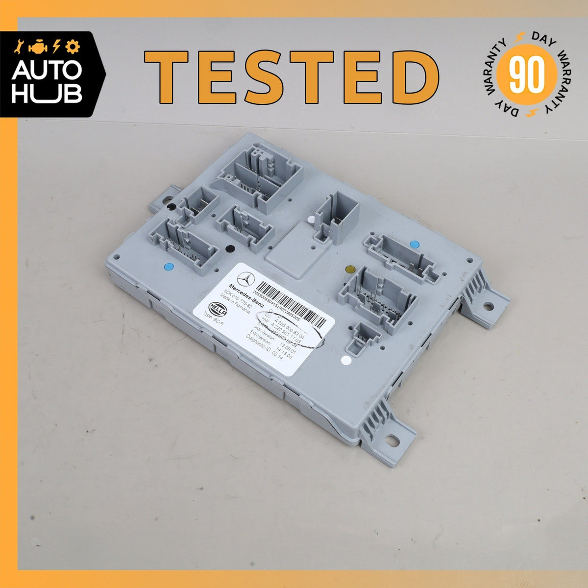 15-18 Mercedes W205 C63 AMG C350e Rear Trunk SAM Control Module 2229009708 OEM - photo 1