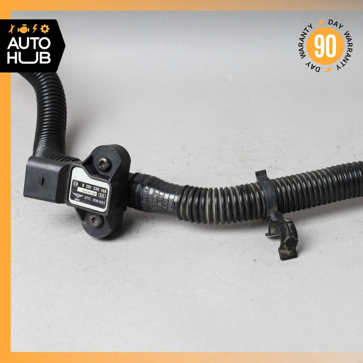 Bentley Continental GTC 6.0L W12 Secondary Air Smog Pump Hose Pipe 07C906051 OEM - photo 3