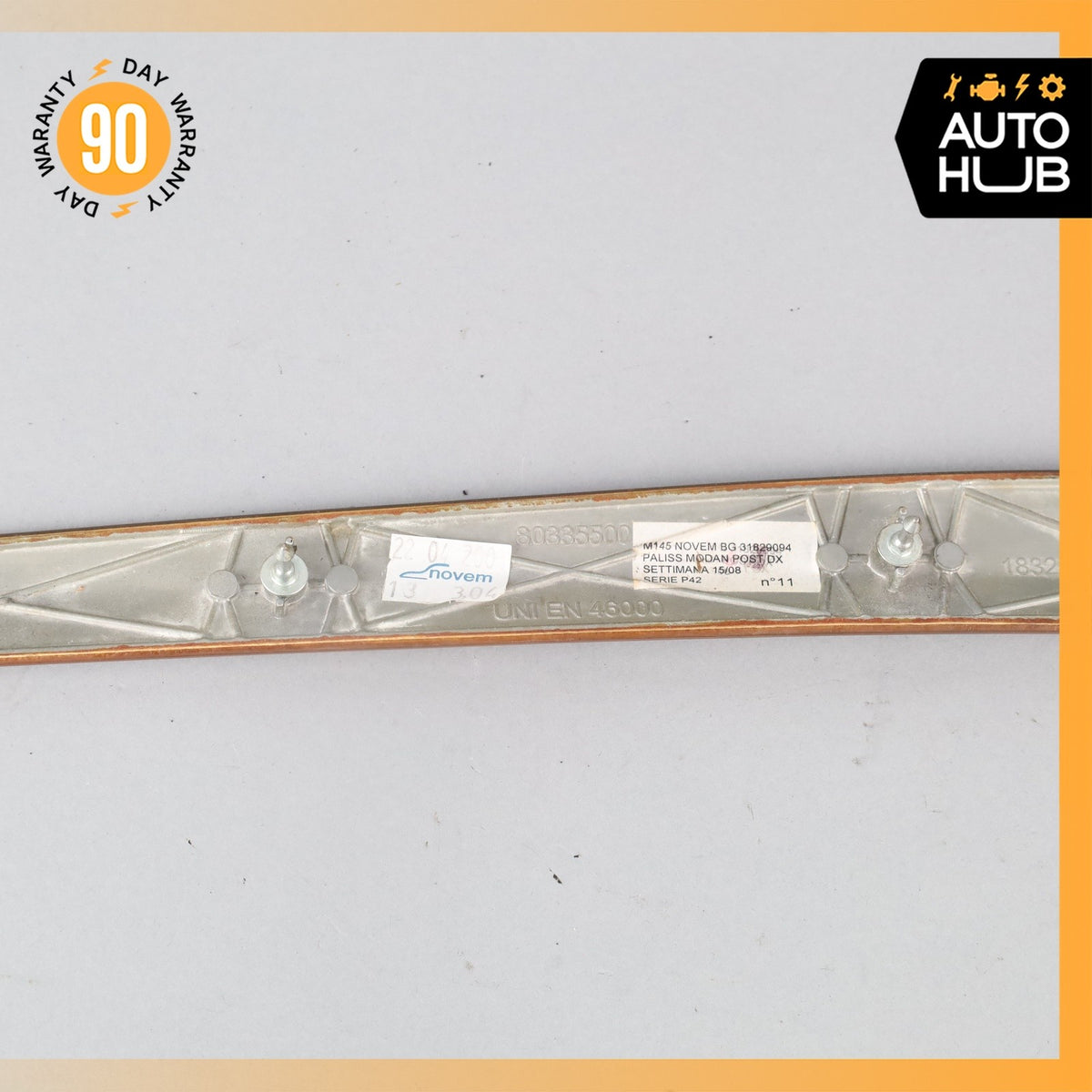 08-19 Maserati GranTurismo M145 Rear Right Side Door Panel Trim Wood OEM - photo 9