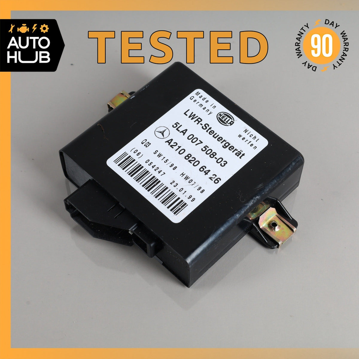 98-03 Mercedes W208 CLK320 CLK430 E320 Headlight Lamp Range Control Module OEM - photo 1