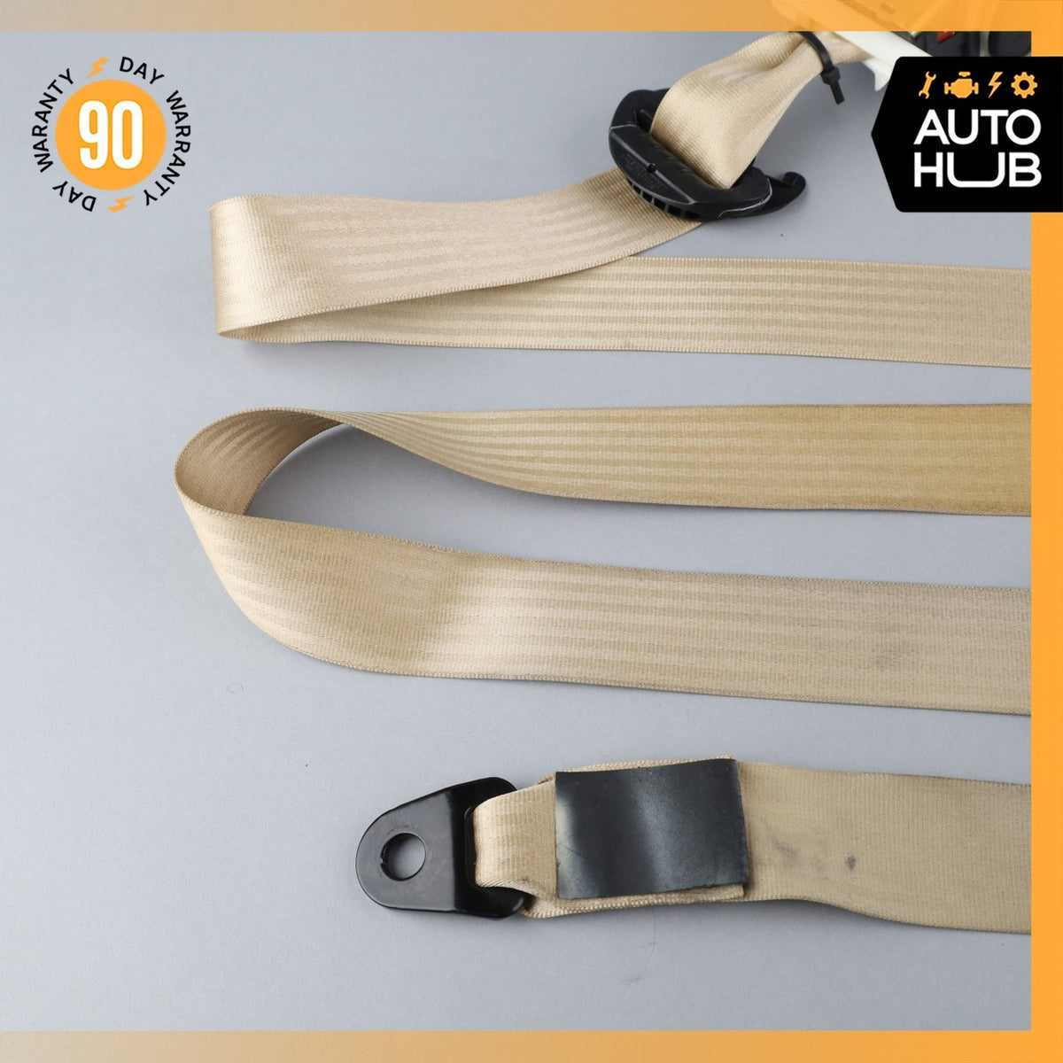 99-04 Bentley Arnage / RR Seraph Front Right Side Seat Belt Retractor Beige OEM - photo 11