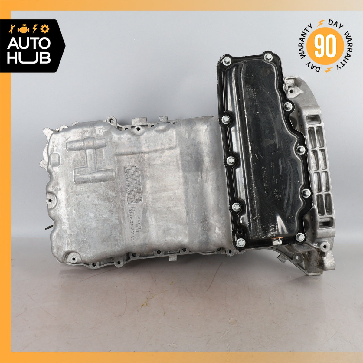 15-19 Mercedes W213 E300 C300 RWD M274 Engine Motor Upper Oil Pan 2740140100 OEM - photo 2