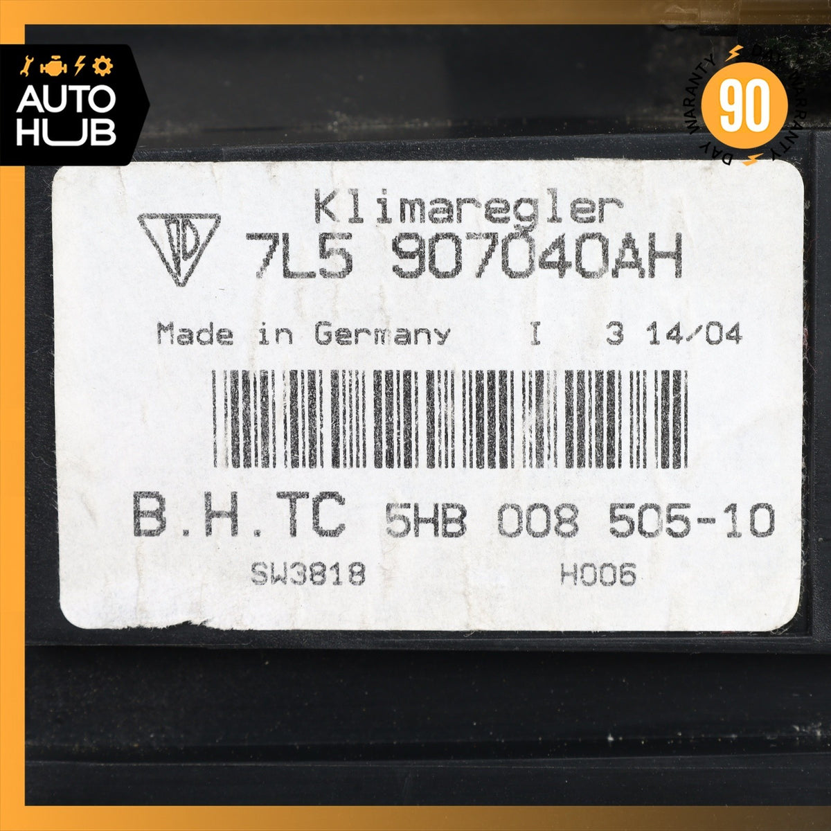 Porsche Cayenne 955 A/C Heater Climate Control Switch 7L5907040AH OEM - photo 13
