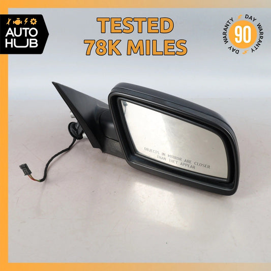 08-10 BMW E60 528i 535i 550i Right Rear View Door Mirror Blue OEM 78k - photo 1