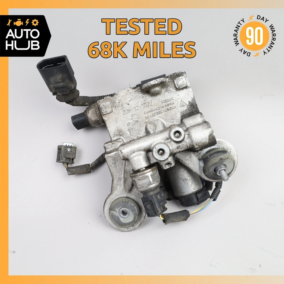 10-16 Porsche Panamera 970 Rear Air Suspension Compressor Valve Block OEM 68k - photo 1