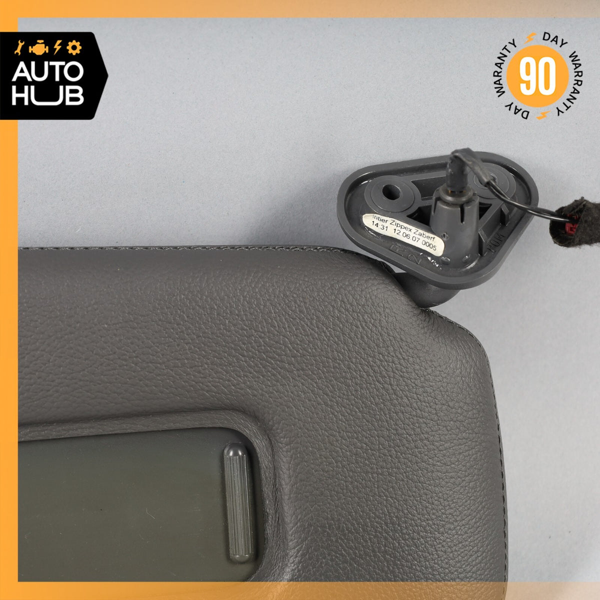 2007 BMW E64 650i Sunvisor Sun Visor Right Side Gray OEM 65k - photo 12