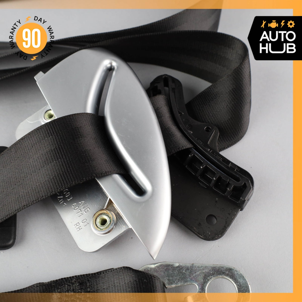 07-11 Bentley Continental GTC Speed Front Right Passenger Side Seat Belt OEM 19k - photo 6