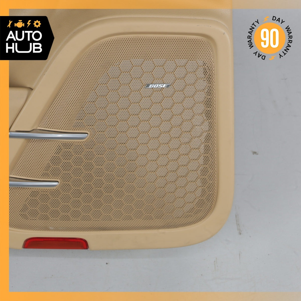 11-18 Porsche Cayenne 958 Rear Left Side Interior Door Panel Beige OEM - photo 7