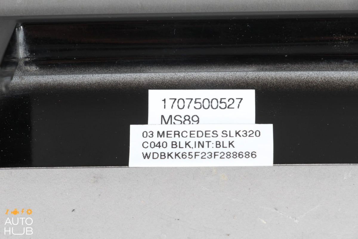01-04 Mercedes R170 SLK230 SLK320 SLK32 Rear Trunk Lift Gate Handle Trim OEM - photo 11