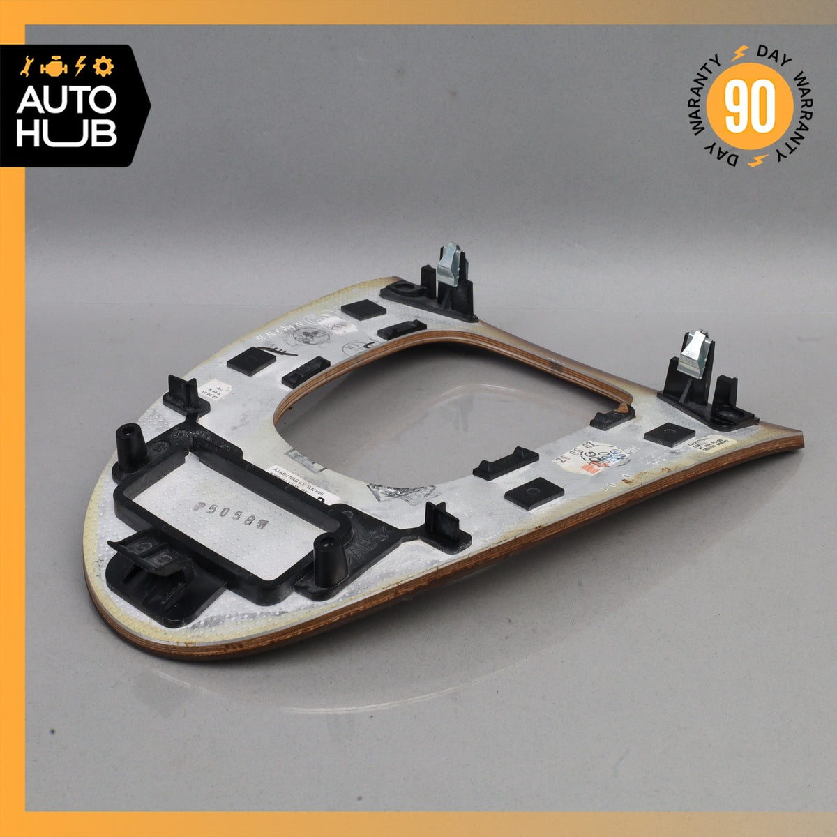 03-09 Mercedes W209 CLK350 CLK550 Center Console Shifter Bezel Trim Wood OEM - photo 10