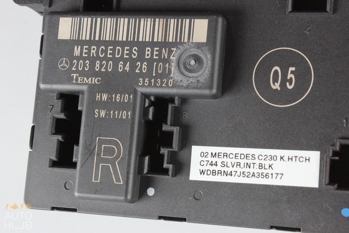 01-07 Mercedes W203 C230 C240 C320 Front Right Door Control Module 2038206426 - photo 7