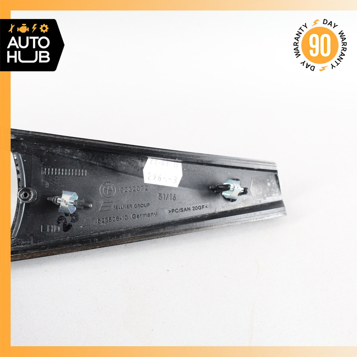 12-18 BMW F30 320i 328i 335i Center Console Decor Cover Trim Panel OEM - photo 9