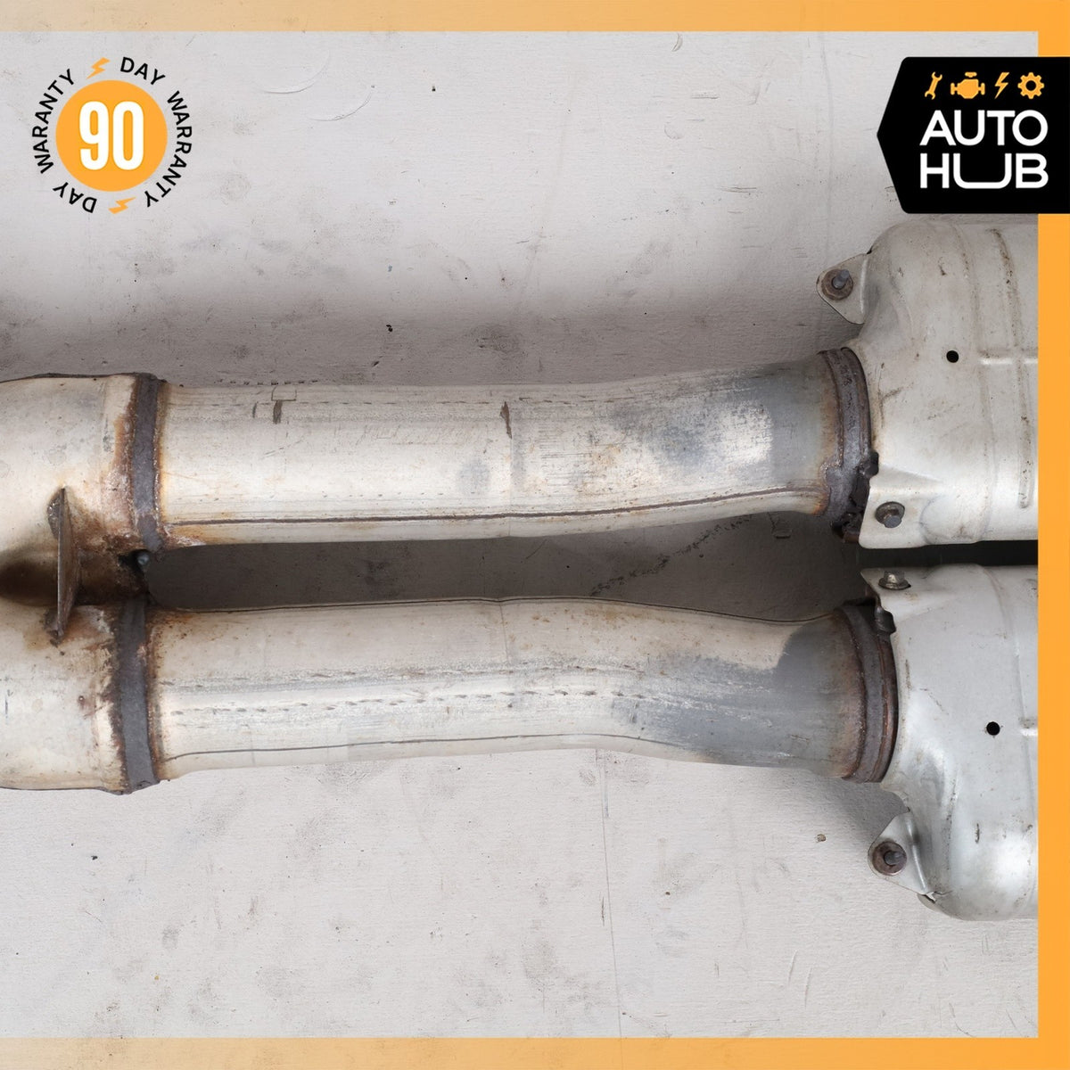 14-19 Chevrolet Corvette C7 Exhaust Mid Pipe Center Resonator Silencer OEM 32k - photo 11