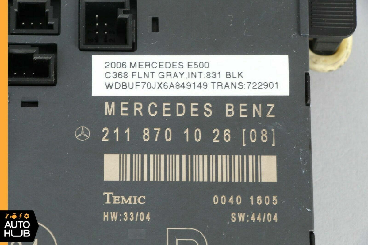 03-09 Mercedes W211 E500 E550 Front Right Passenger Door Control Module OEM - photo 8