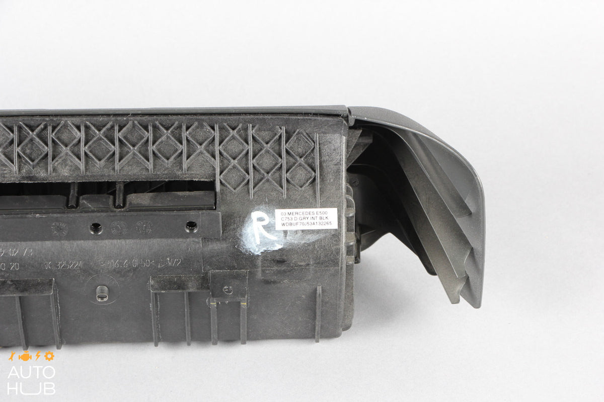 03-06 Mercedes W211 E500 E55 Right Passenger Under Seat Compartment Black OEM #2 - photo 9