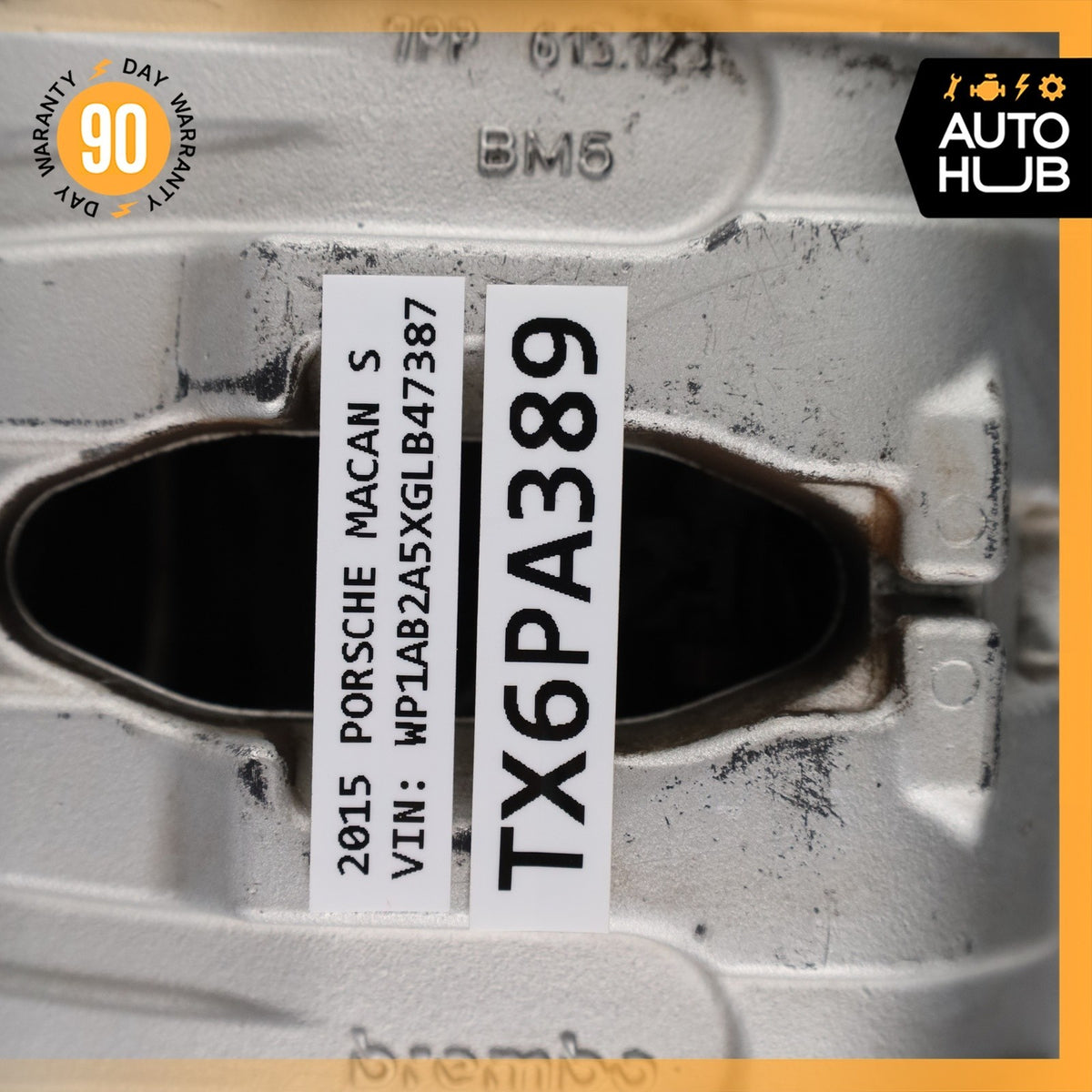 10-23 Porsche Macan Cayenne Panamera Front Brake Calipers Set 7PP615123 OEM - photo 24