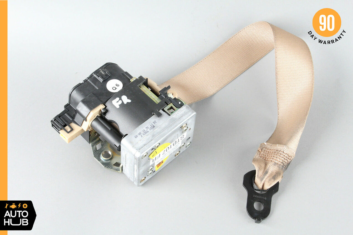 02-06 Mercedes W215 CL500 CL600 CL55 Front Right Seat Belt Retractor Beige OEM - photo 1