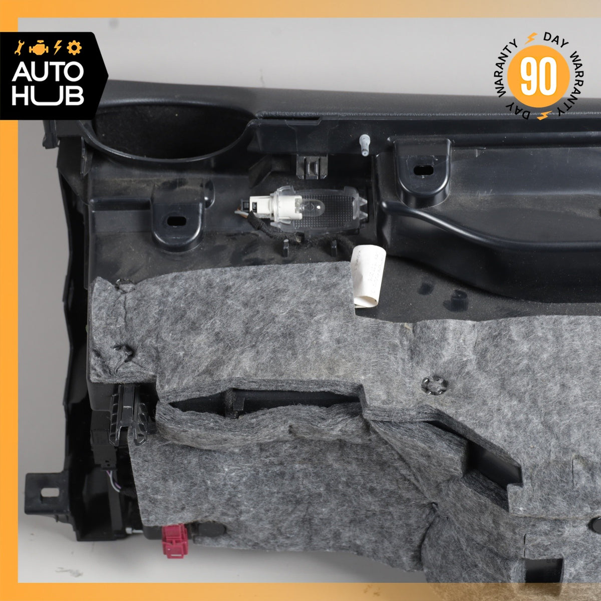 15-21 Mercedes W205 C63 AMG C400 C450 Dashboard Glove Box Compartment Black OEM - photo 15