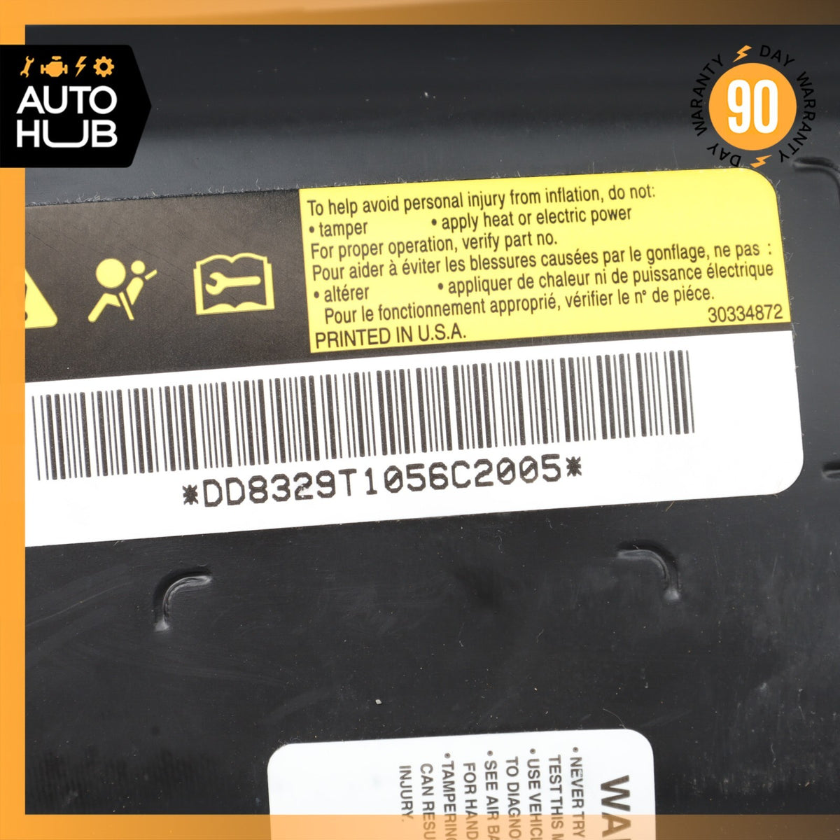 04-13 Chevrolet Corvette C6 Seat Airbag Air Bag SRS Front Left or Right OEM 78k - photo 9