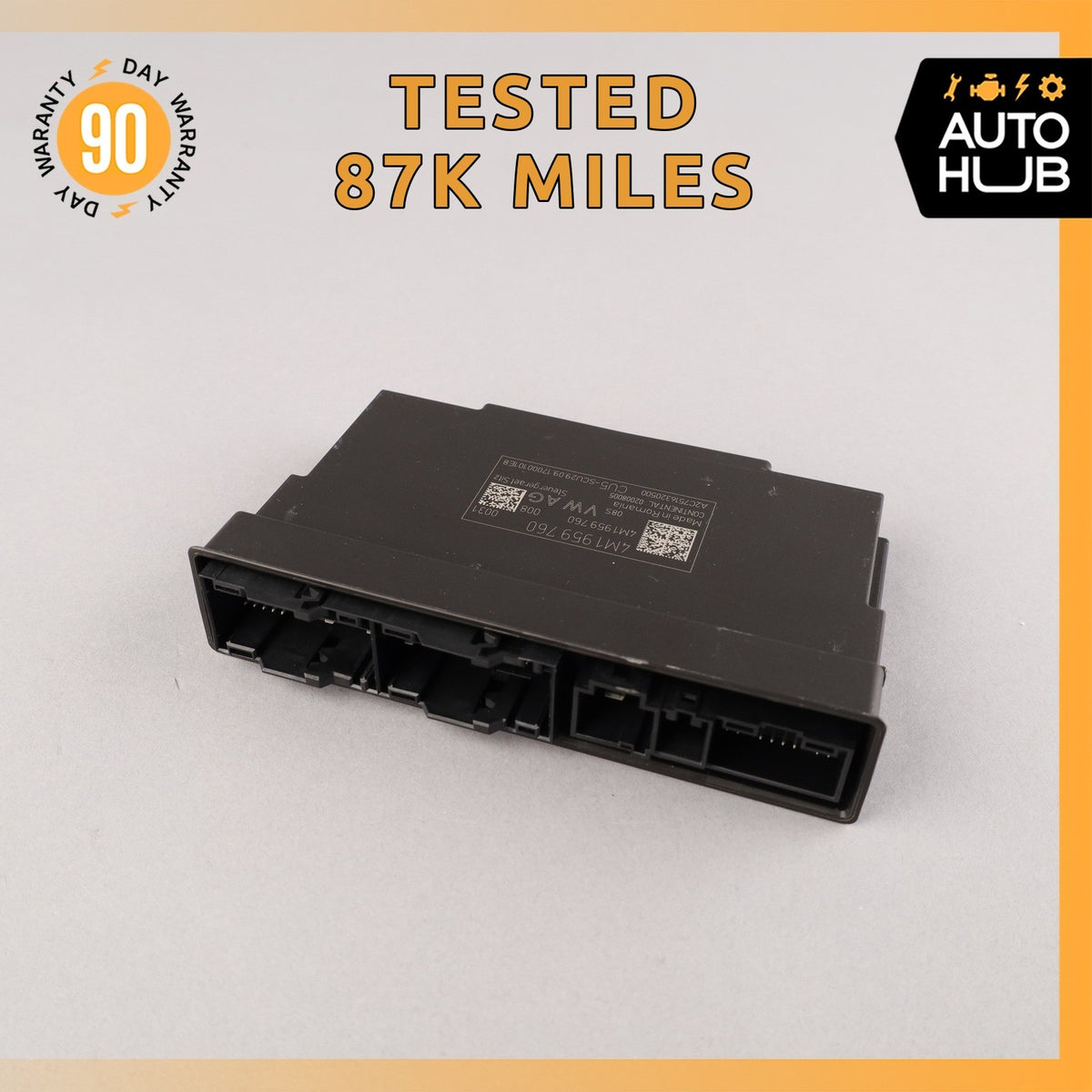 Audi 4M Q7 Front Right or Left Seat Control Module Unit 4M1959760G OEM 87k - photo 1