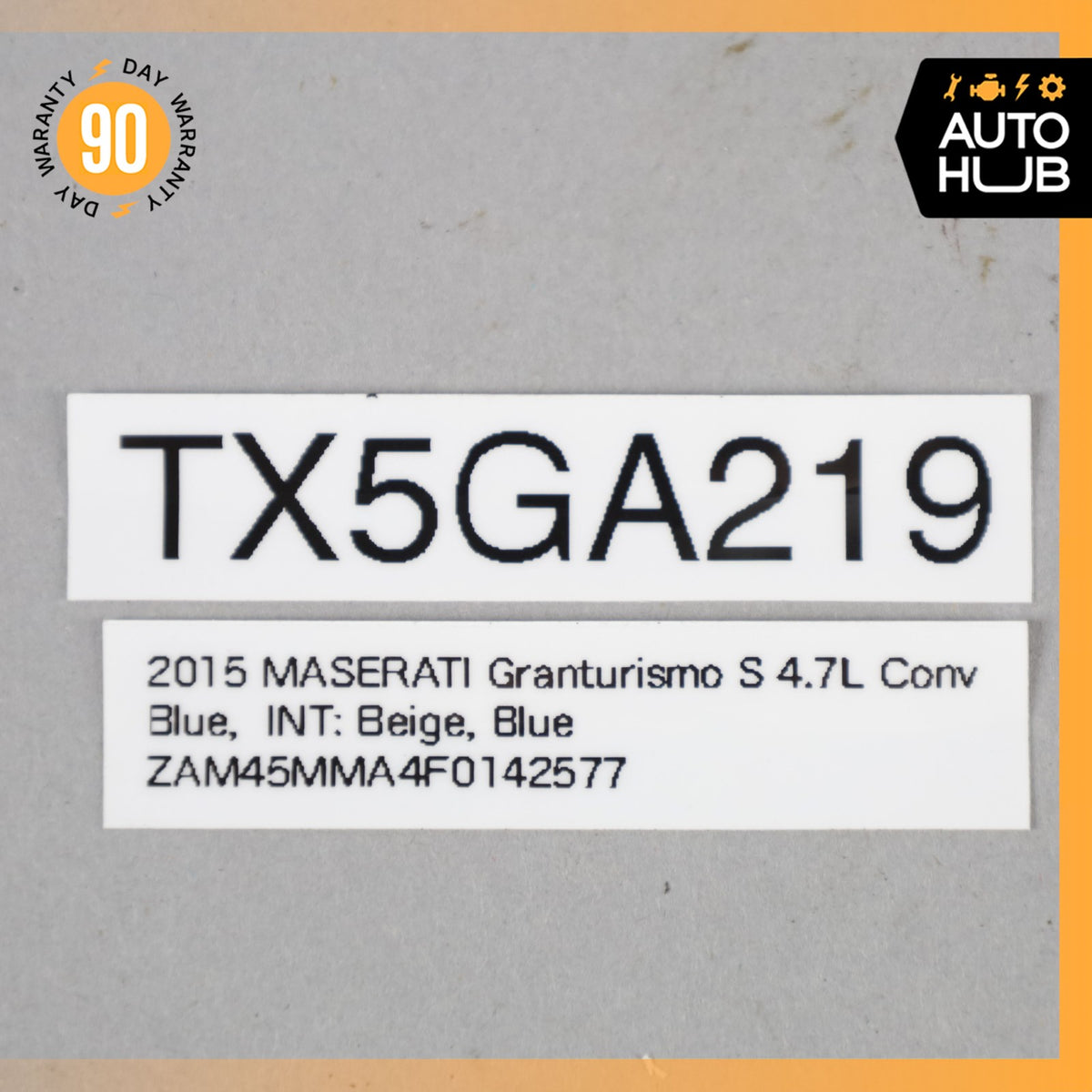 04-19 Maserati GranTurismo M145 Oxygen O2 Sensor Lambda Set of 4 OEM 47k - photo 21
