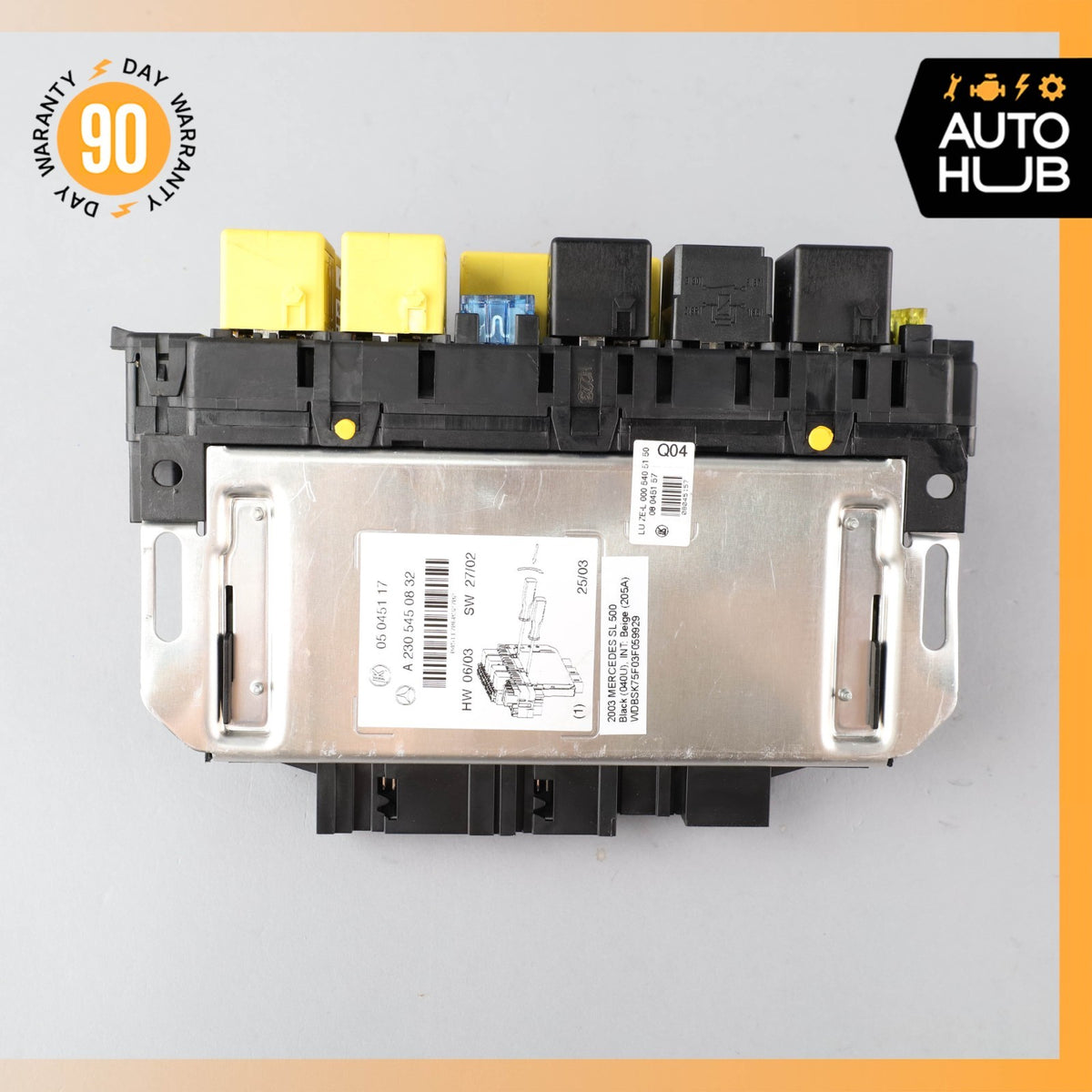 03-12 Mercedes R230 SL500 SL55 AMG Front Left SAM Fuse Box Control Module OEM - photo 1