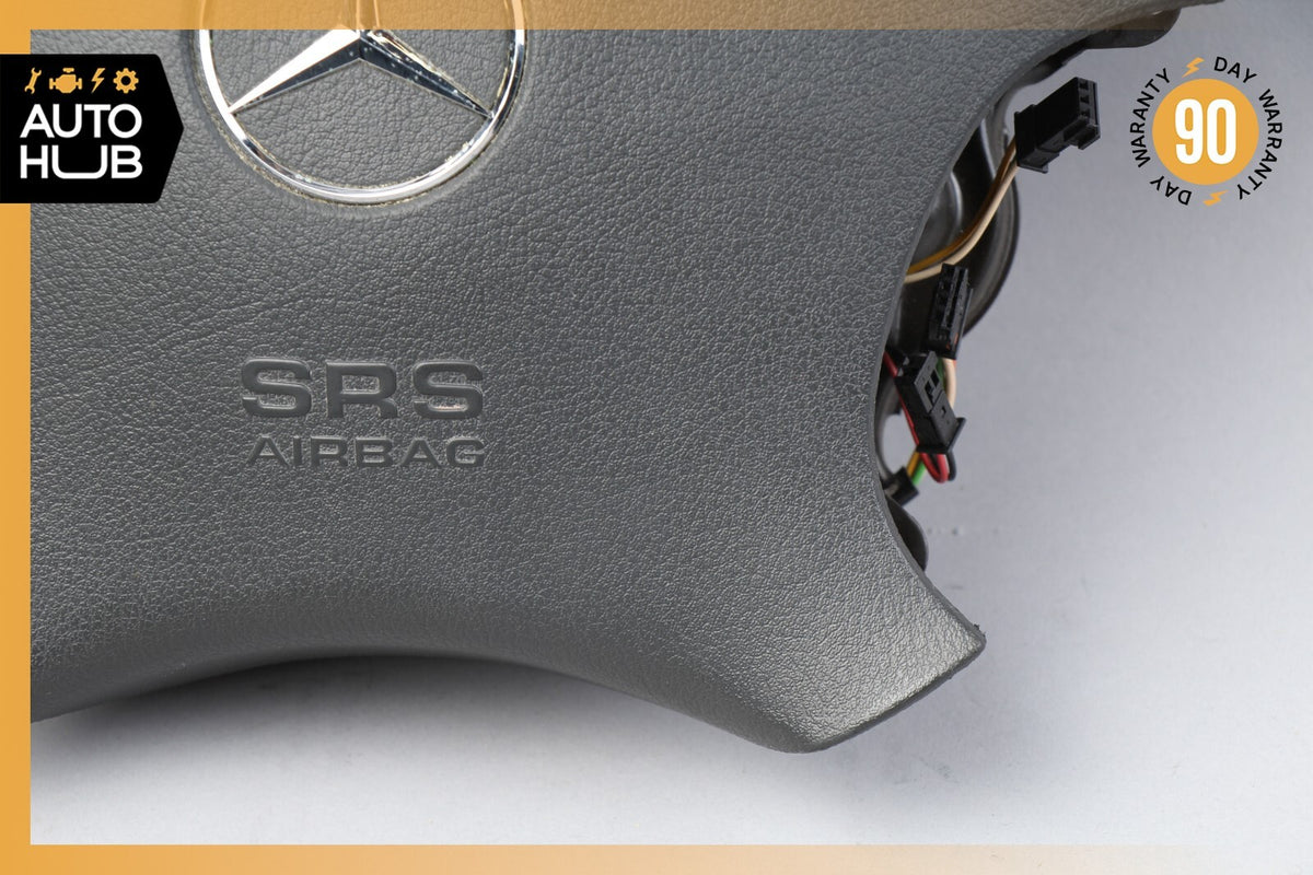 00-06 Mercedes W220 S500 CL500 S55 AMG Steering Wheel Air Bag Airbag Black OEM - photo 4