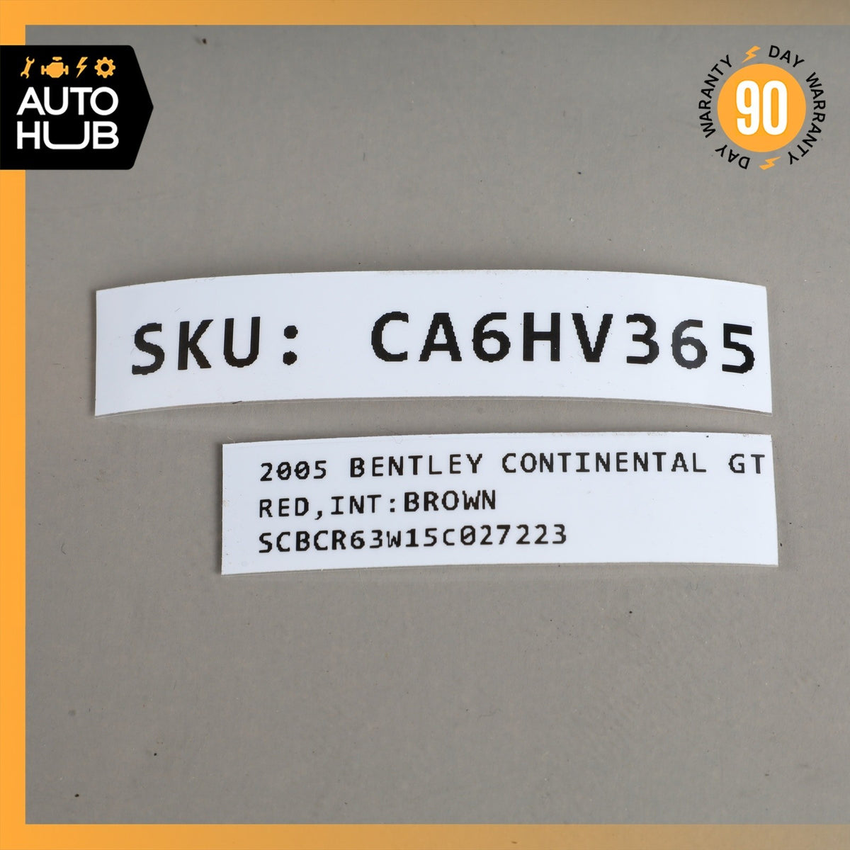 03-12 Bentley Continental GT GTC Front Right Headlight Head Lamp Bracket OEM - photo 12